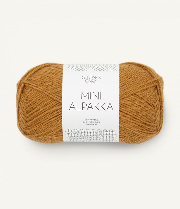 Sandnesgarn Mini Alpakka 2335 Sennepsgul