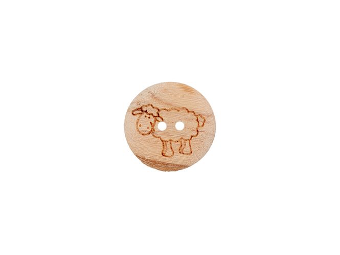 Hovedbilde Knapp 451020 2-hull 15mm 903 ...