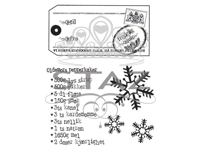 Hovedbilde Staz Stempelsett JUL – ...