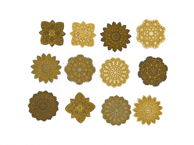 Hovedbilde Buttons - Antique Lace