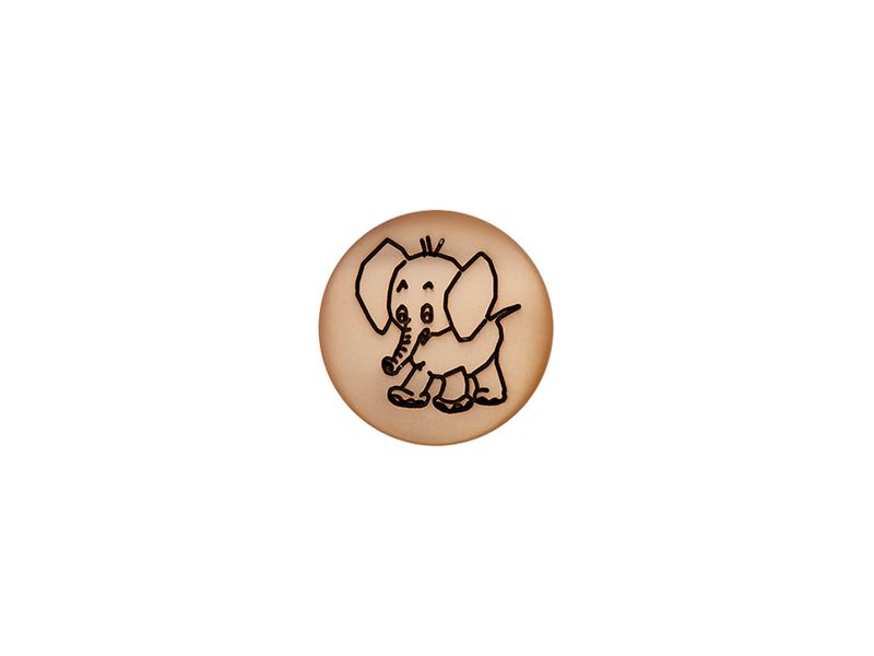 Knapp 45137 Øyeknapp Elefant 12mm 16 Beige