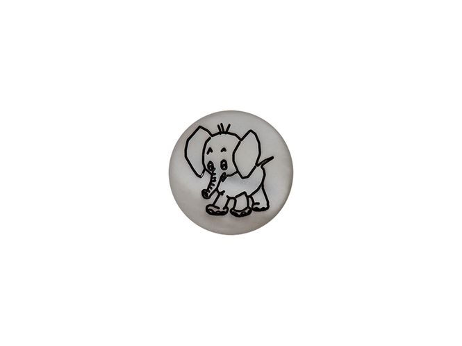 Hovedbilde Knapp 45137 Øyeknapp Elefant ...