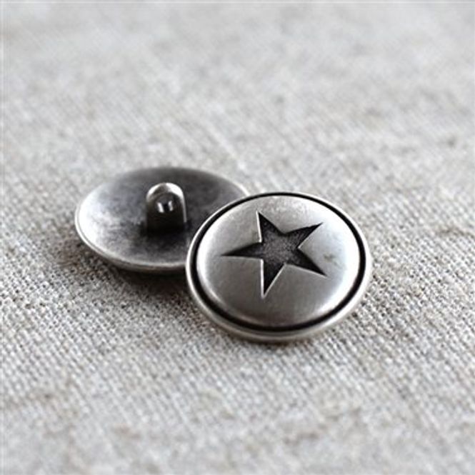 Hovedbilde Antik sølvstjerne 22 mm