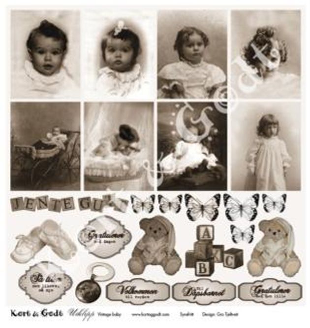 Hovedbilde Utklipp vintage baby 