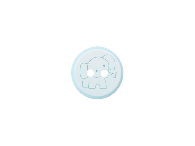 Hovedbilde Knapp 453538 2-hull Elefant ...