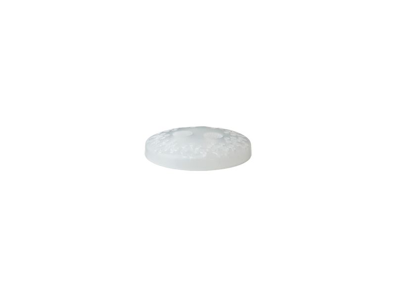 Knapp 453887 2-hull 11mm 12 Hvit