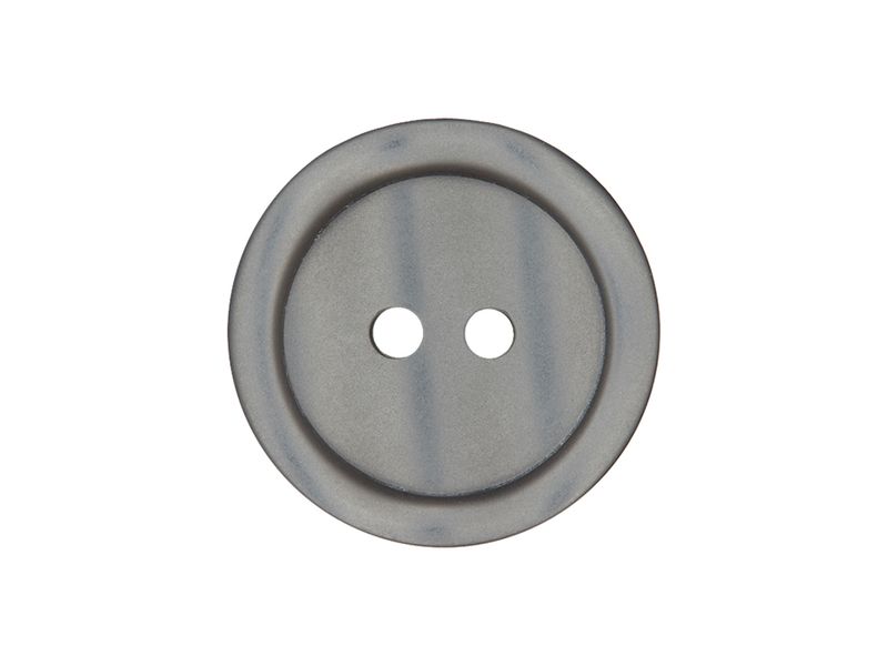 Knapp 453066 2-hull 18mm 76 Grå