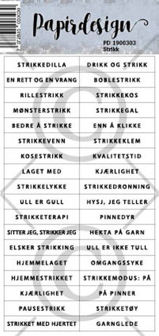 Hovedbilde Papirdesign - STRIKK